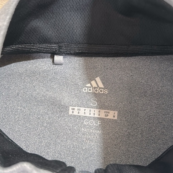 Adidas Womens Golf Vest Gray Sleeveless Zip Jacket Athleisure Sportswear Size S - Picture 7 of 8